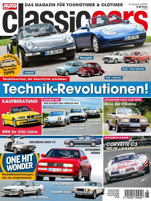 Title details for Auto Zeitung Classic Cars by Bauer Vertriebs KG - Available